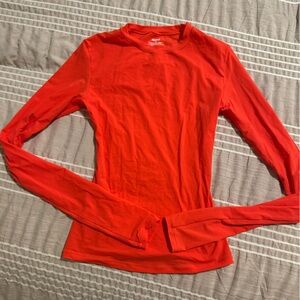 Skims XXS Bright Orange Tshirt